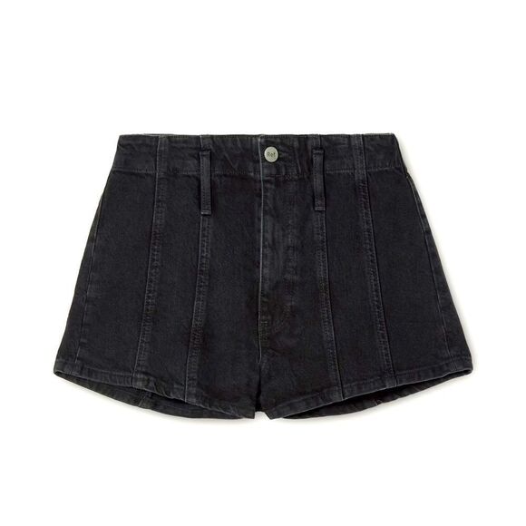 Reformation Dark Denim Jean Shorts - Picture 1 of 9